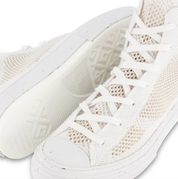 Converse Chuck 70 High Redux in White/natural Ivory/cyber Mango - Picture 4 of 12